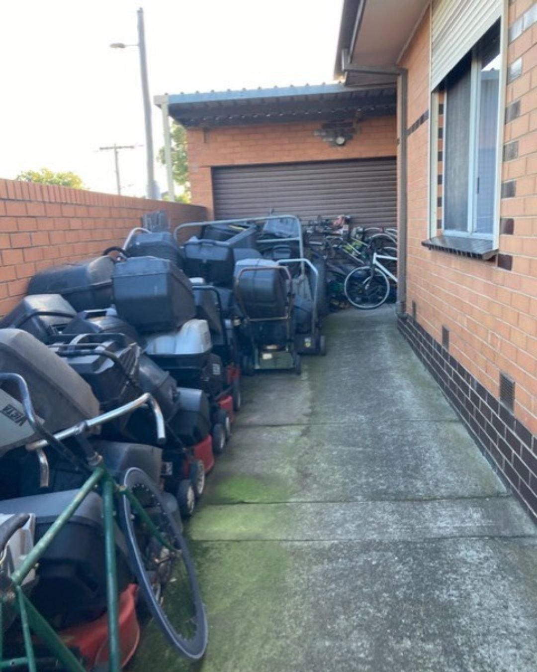 Lawn Mower Graveyard before