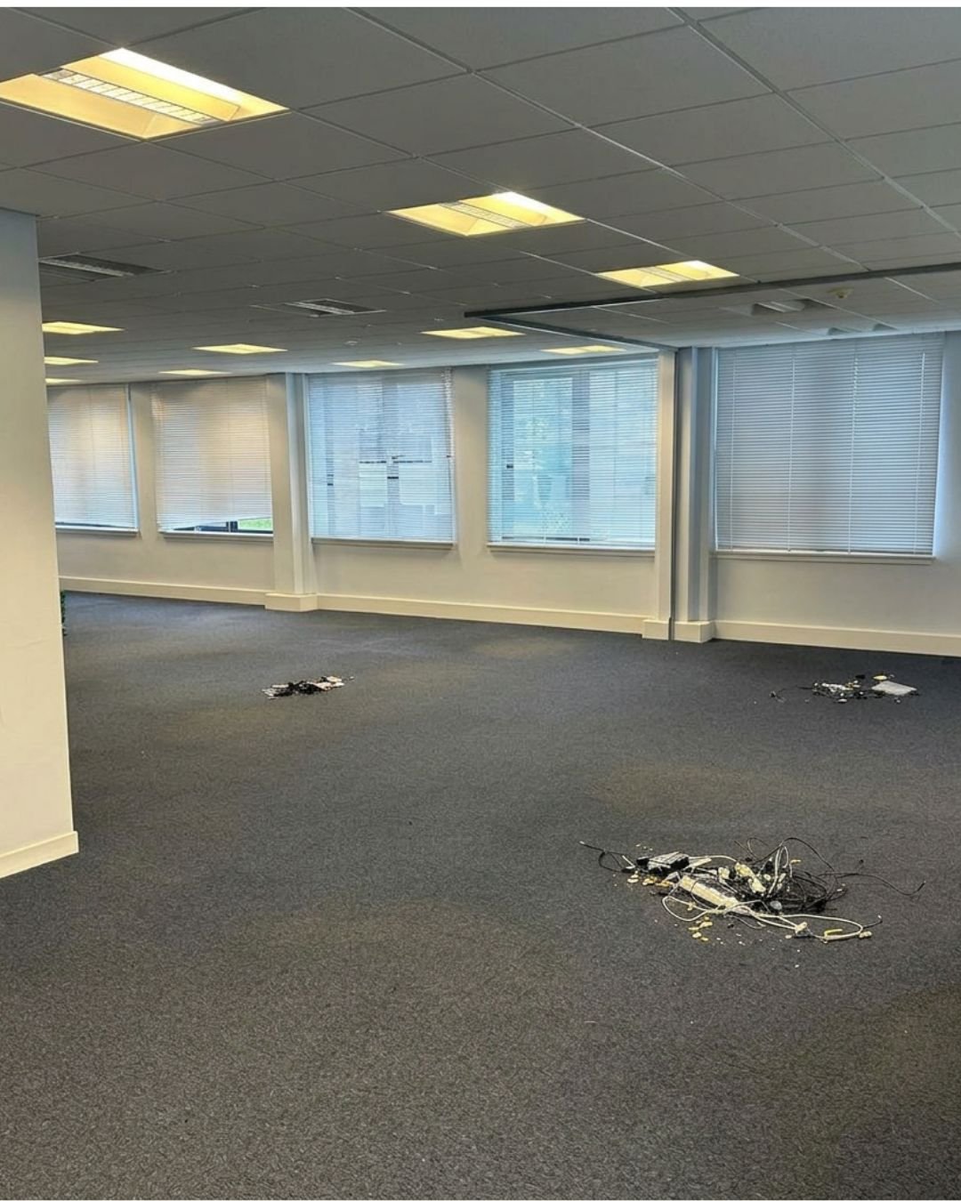 Office cleanout after