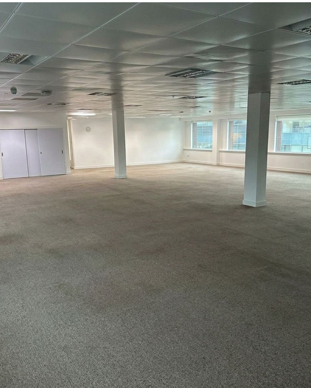 office clean after